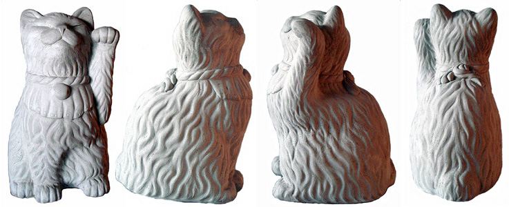 Tyber Katz Big Maneki Neko Lucky Cat