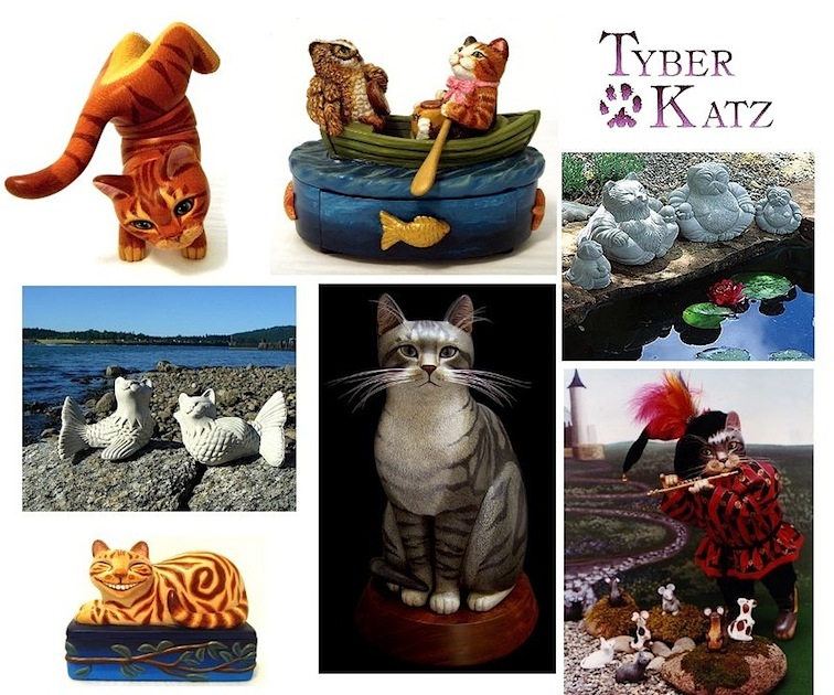 Tyber Katz Cat Art and Collectibles