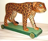 Leopard Folk Art Wild Cat