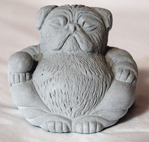 Mini Pug Buddha 